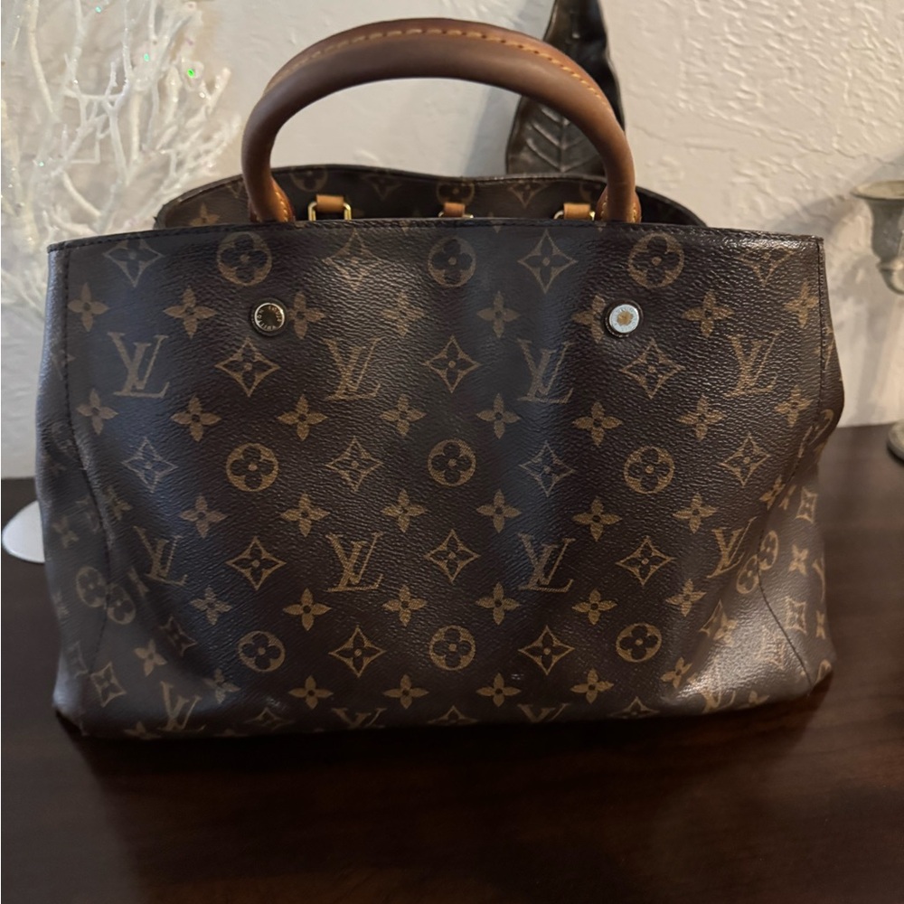 Louis Vuitton Dark Brown Monogram Satchel